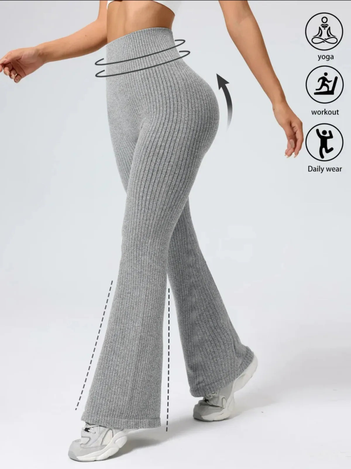 Light-Legs High-Waist Flare Pants